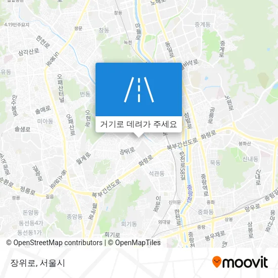 장위로 지도