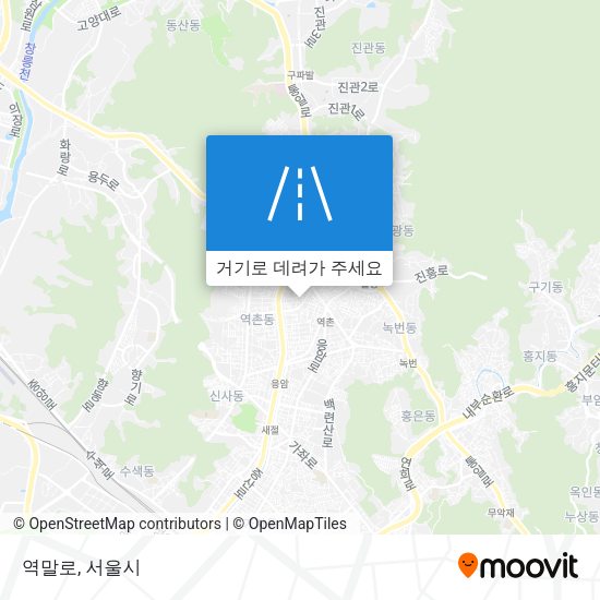 역말로 지도