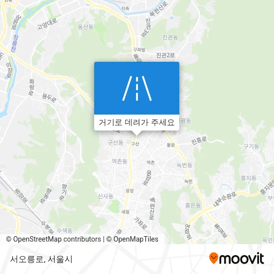 서오릉로 지도