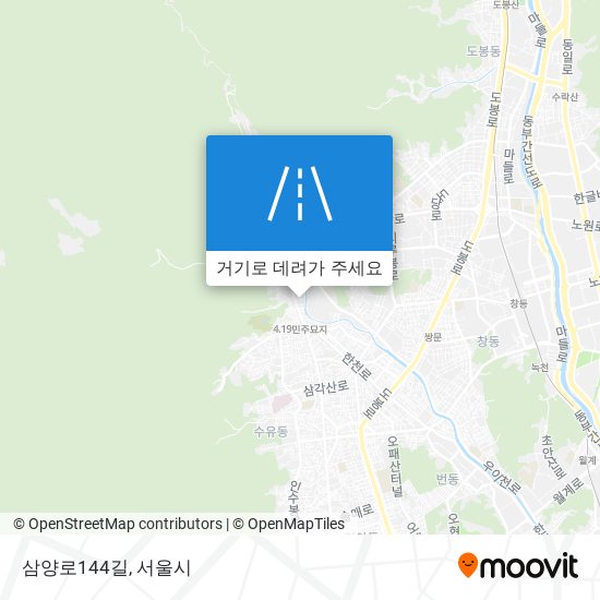 삼양로144길 지도