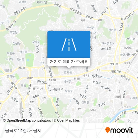 율곡로14길 지도