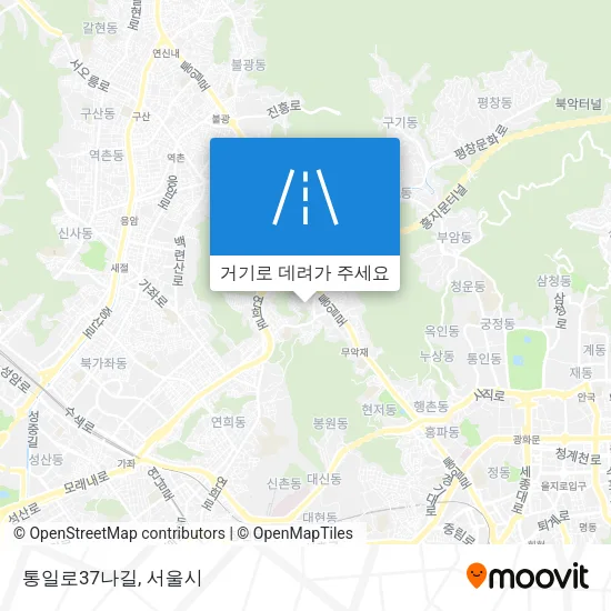 통일로37나길 지도