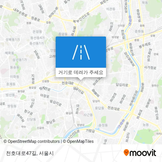 천호대로47길 지도