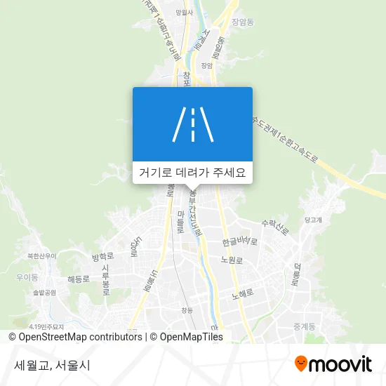 세월교 지도