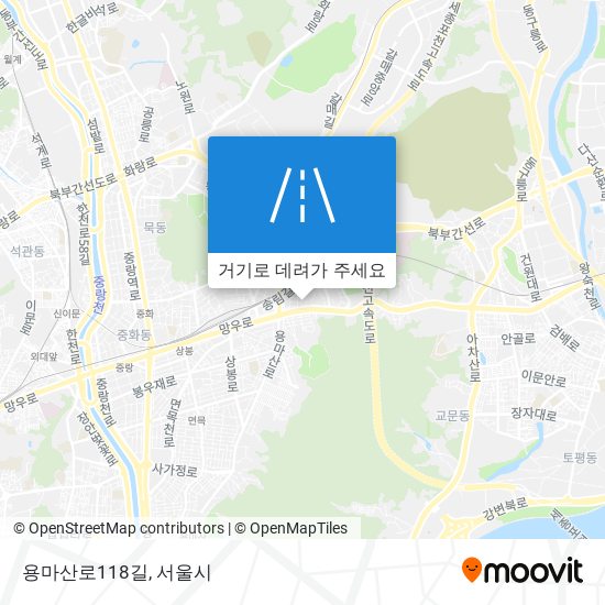 용마산로118길 지도