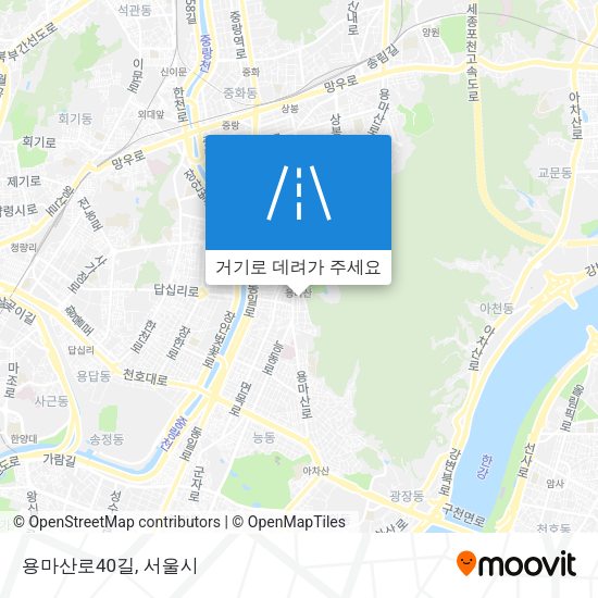 용마산로40길 지도