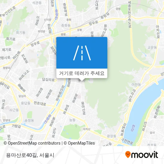 용마산로40길 지도