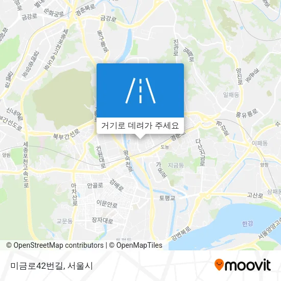 미금로42번길 지도
