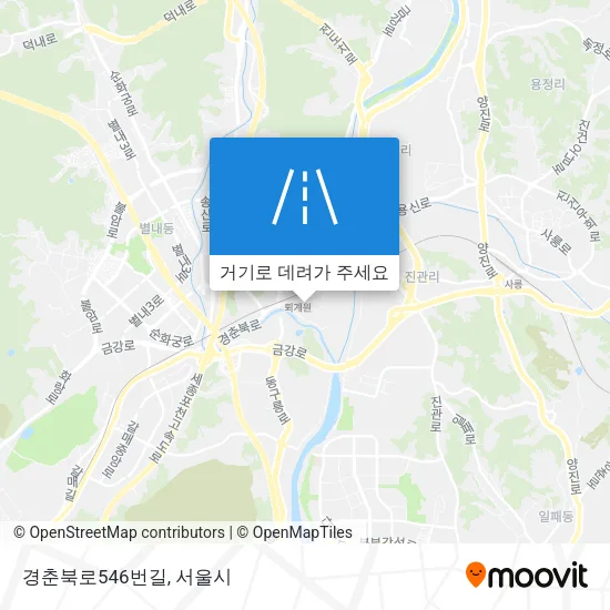 경춘북로546번길 지도