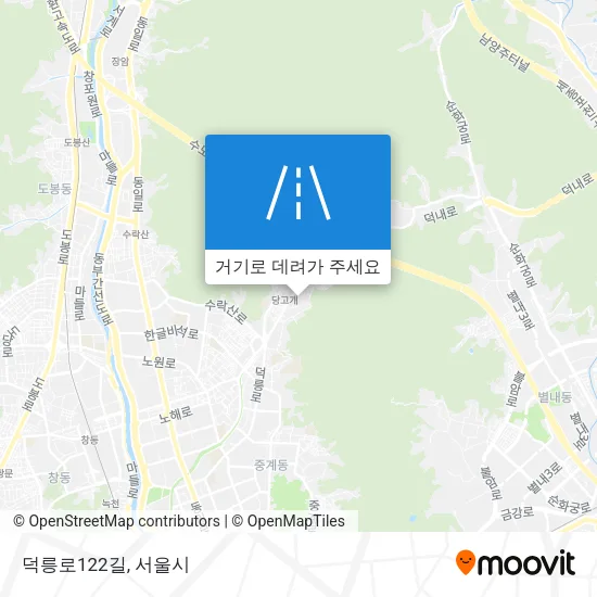 덕릉로122길 지도