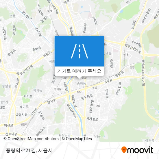 중랑역로21길 지도