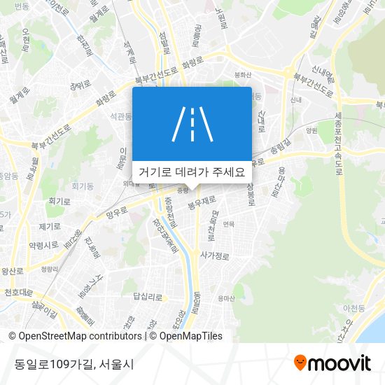 동일로109가길 지도