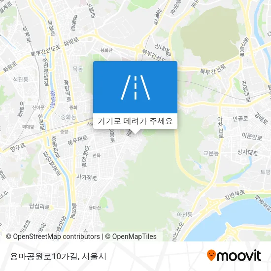 용마공원로10가길 지도