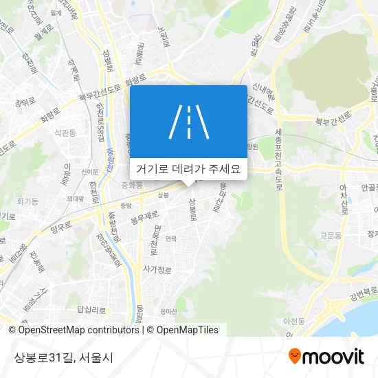 상봉로31길 지도