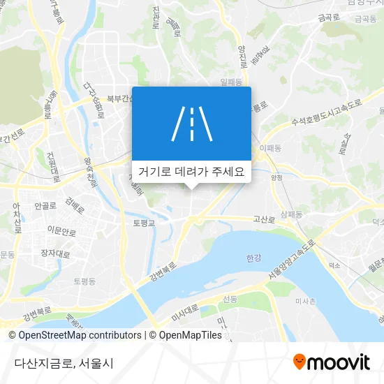 다산지금로 지도
