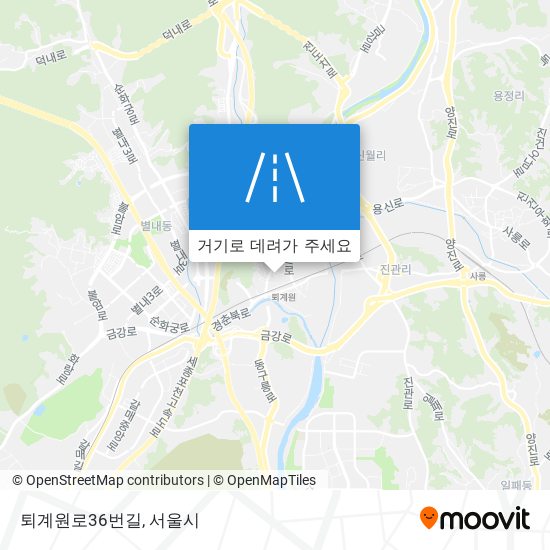 퇴계원로36번길 지도