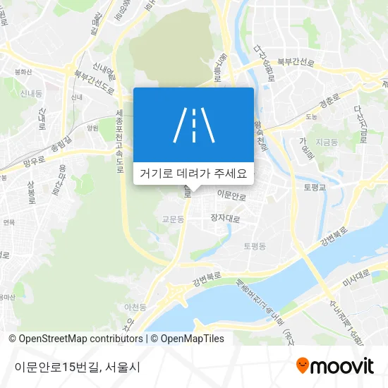 이문안로15번길 지도