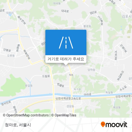 청마로 지도