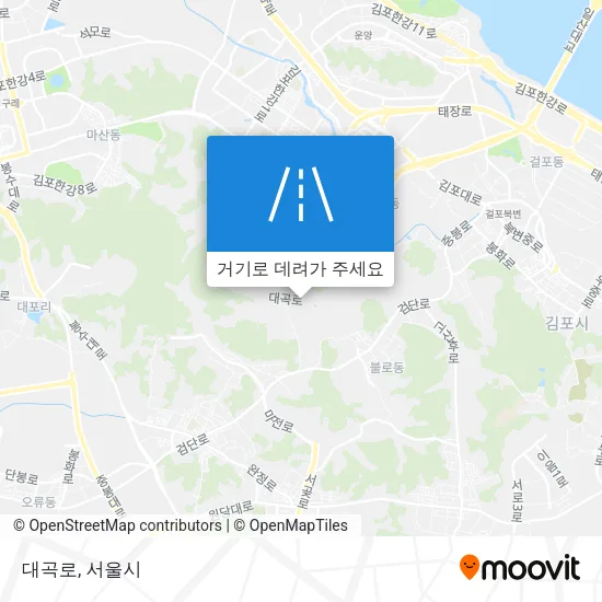 대곡로 지도