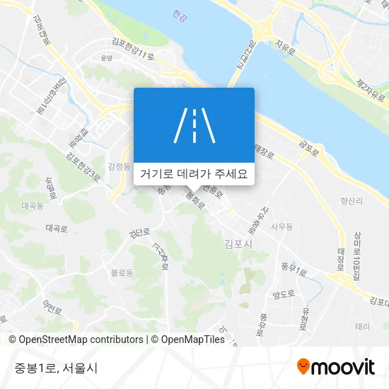 중봉1로 지도