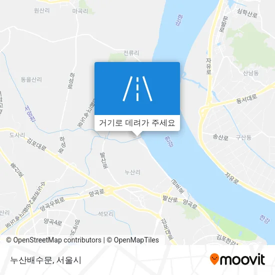 누산배수문 지도
