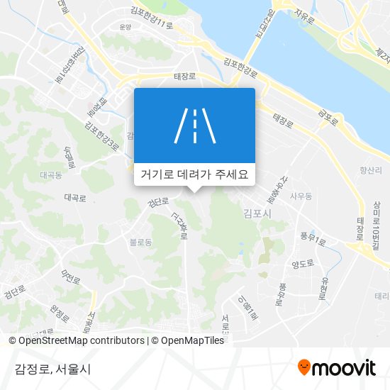 감정로 지도