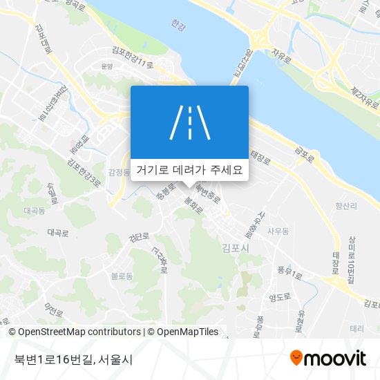 북변1로16번길 지도