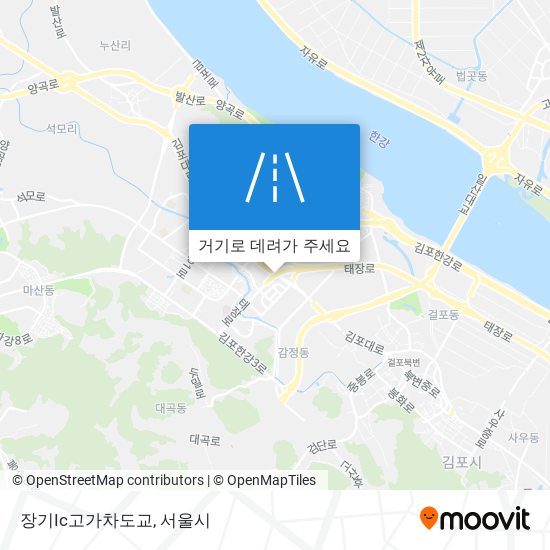 장기Ic고가차도교 지도