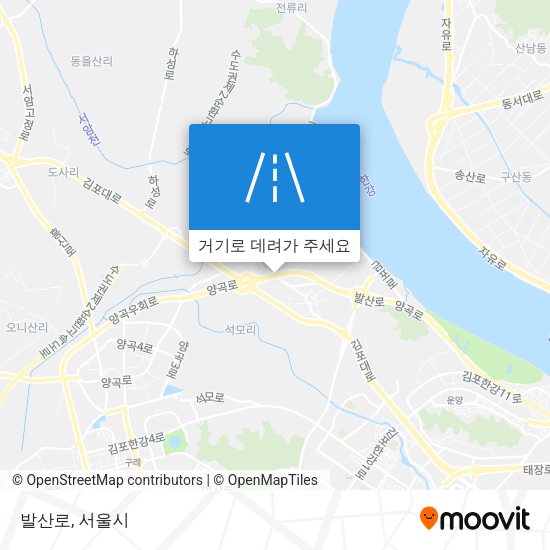 발산로 지도