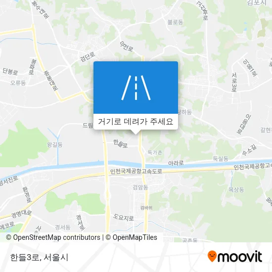 한들3로 지도