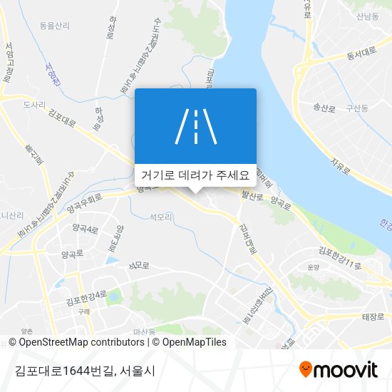 김포대로1644번길 지도