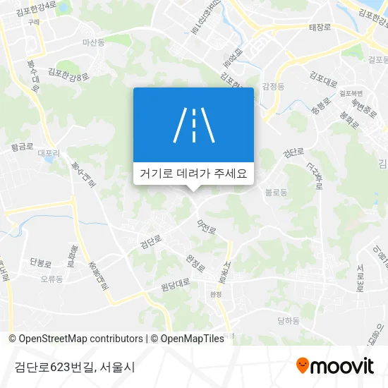 검단로623번길 지도