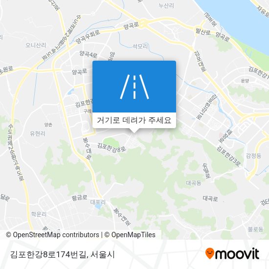 김포한강8로174번길 지도
