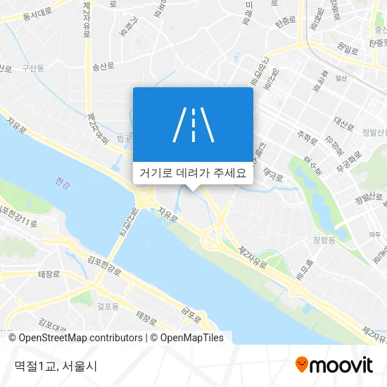 멱절1교 지도