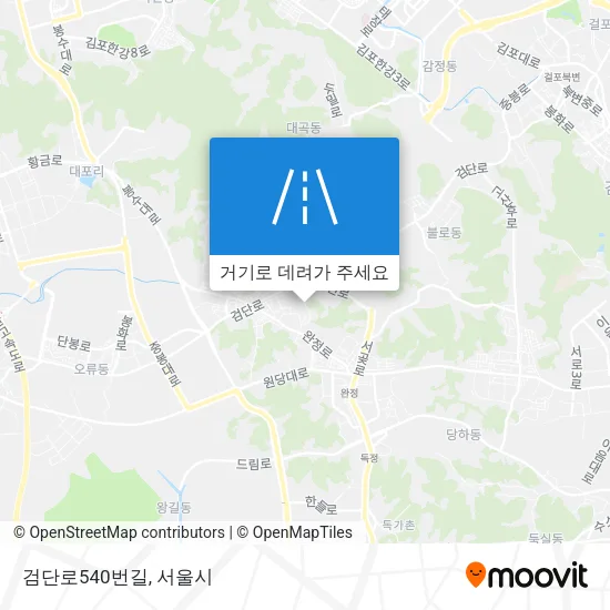 검단로540번길 지도