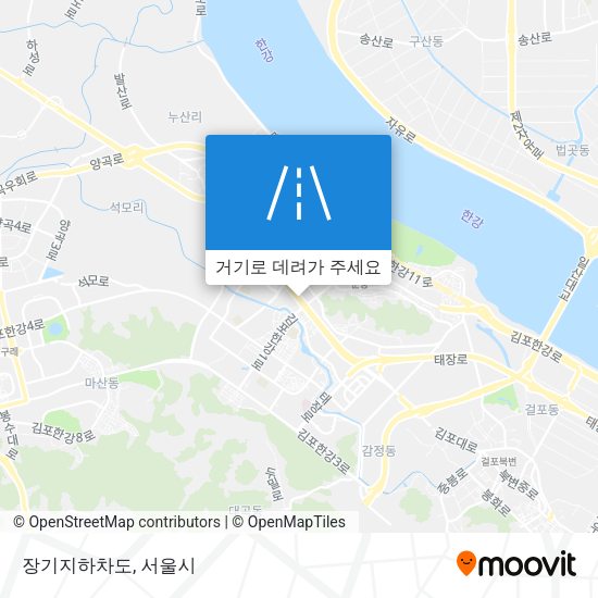 장기지하차도 지도