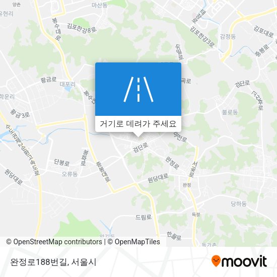 완정로188번길 지도