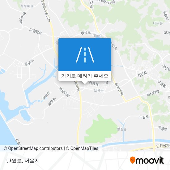 반월로 지도