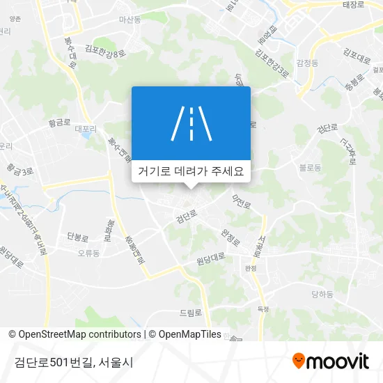 검단로501번길 지도