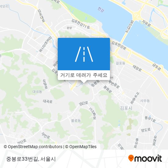 중봉로33번길 지도