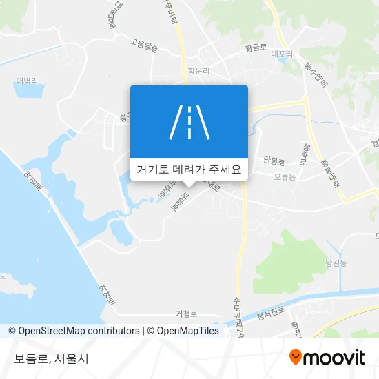 보듬로 지도
