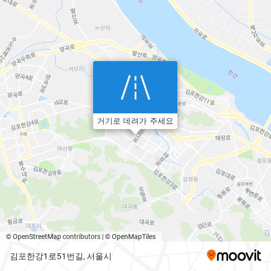 김포한강1로51번길 지도