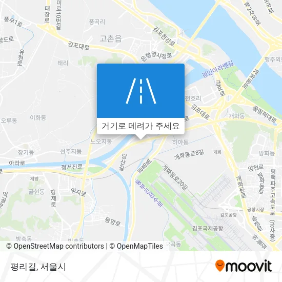 평리길 지도