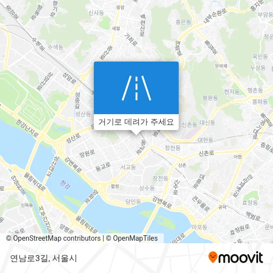 연남로3길 지도
