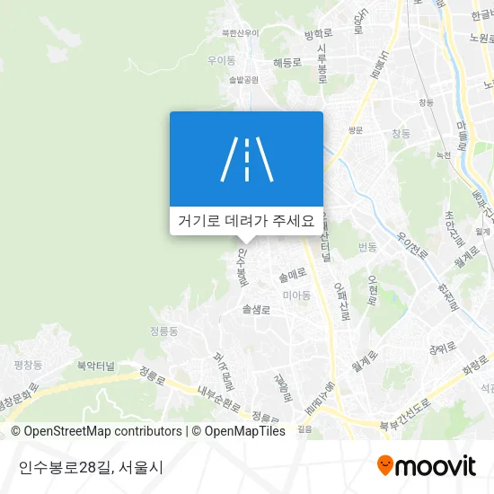 인수봉로28길 지도