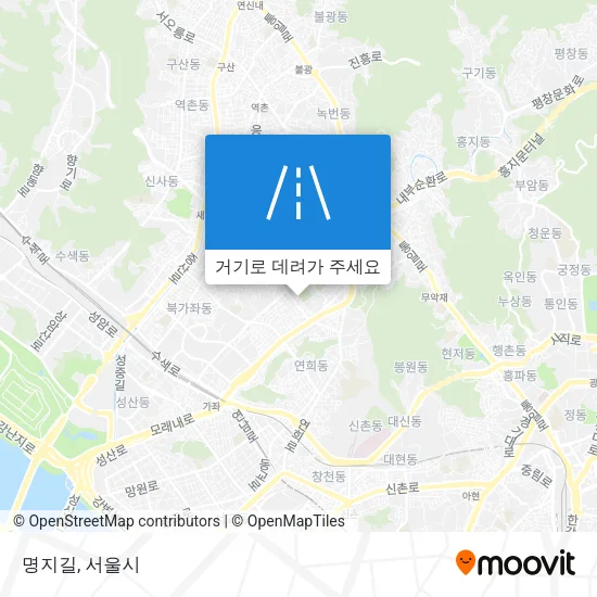명지길 지도