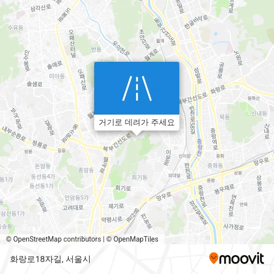 화랑로18자길 지도