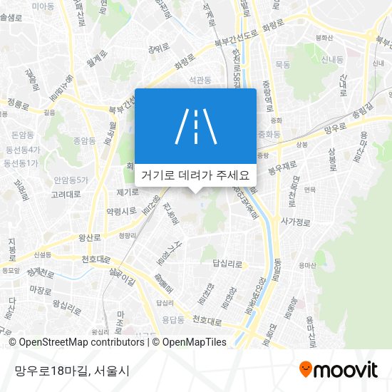 망우로18마길 지도