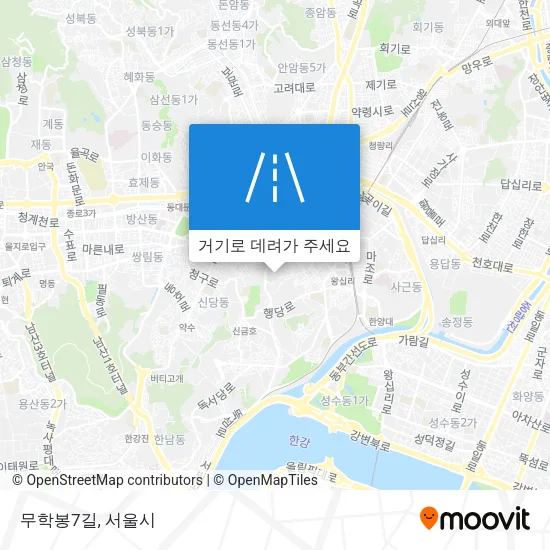 무학봉7길 지도