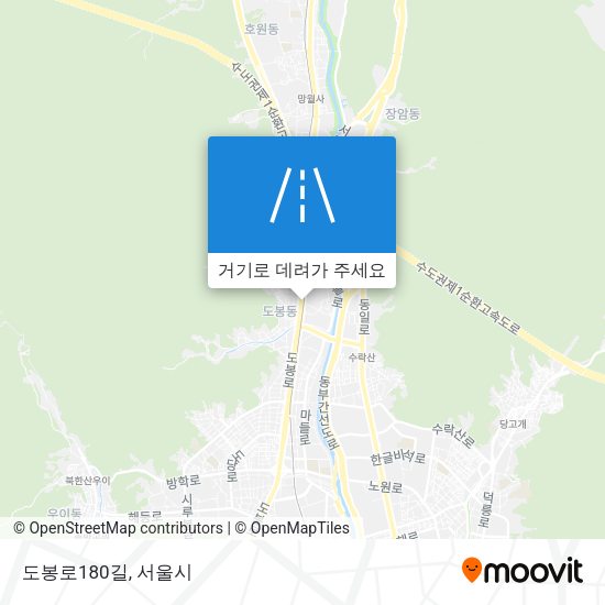 도봉로180길 지도